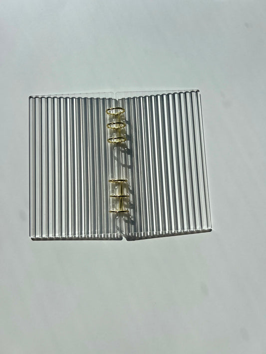 Personal Size Classic Acrylic Binder Stripe