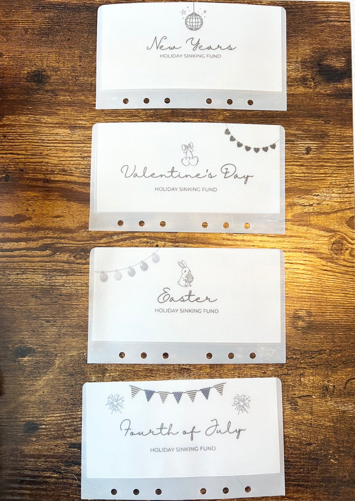 Holiday Cash Envelope Bundle (Set of 7)