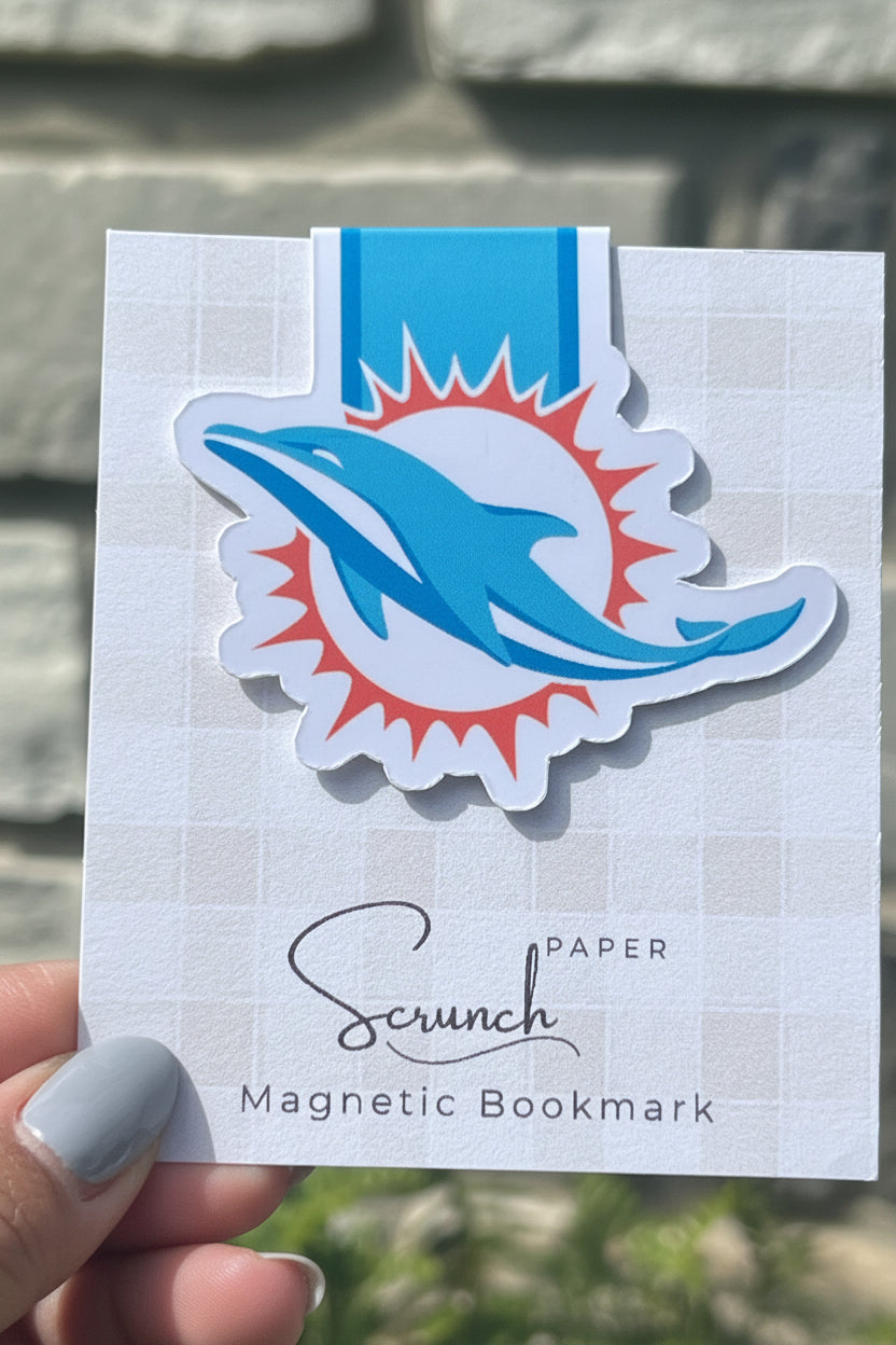 Miami Dolphins Magnetic Bookmark