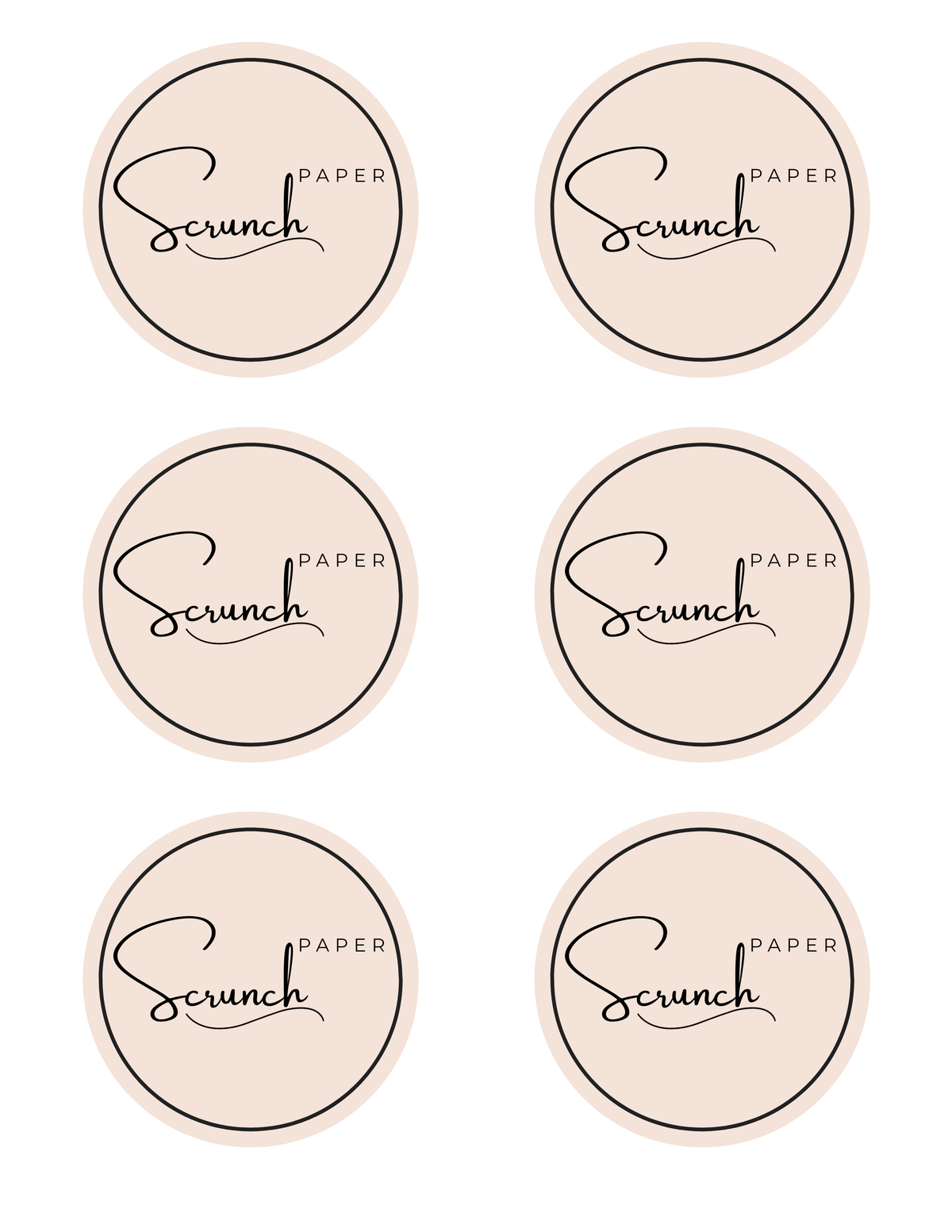 Custom Sticker Sheets 3 inches ( 6 per sheet)