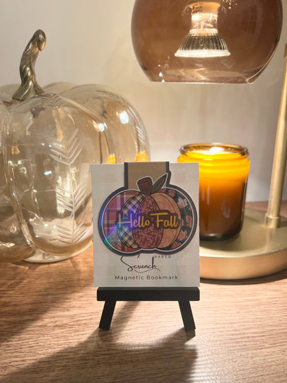 Fallin’ for Pumpkins Holographic Magnetic Bookmark