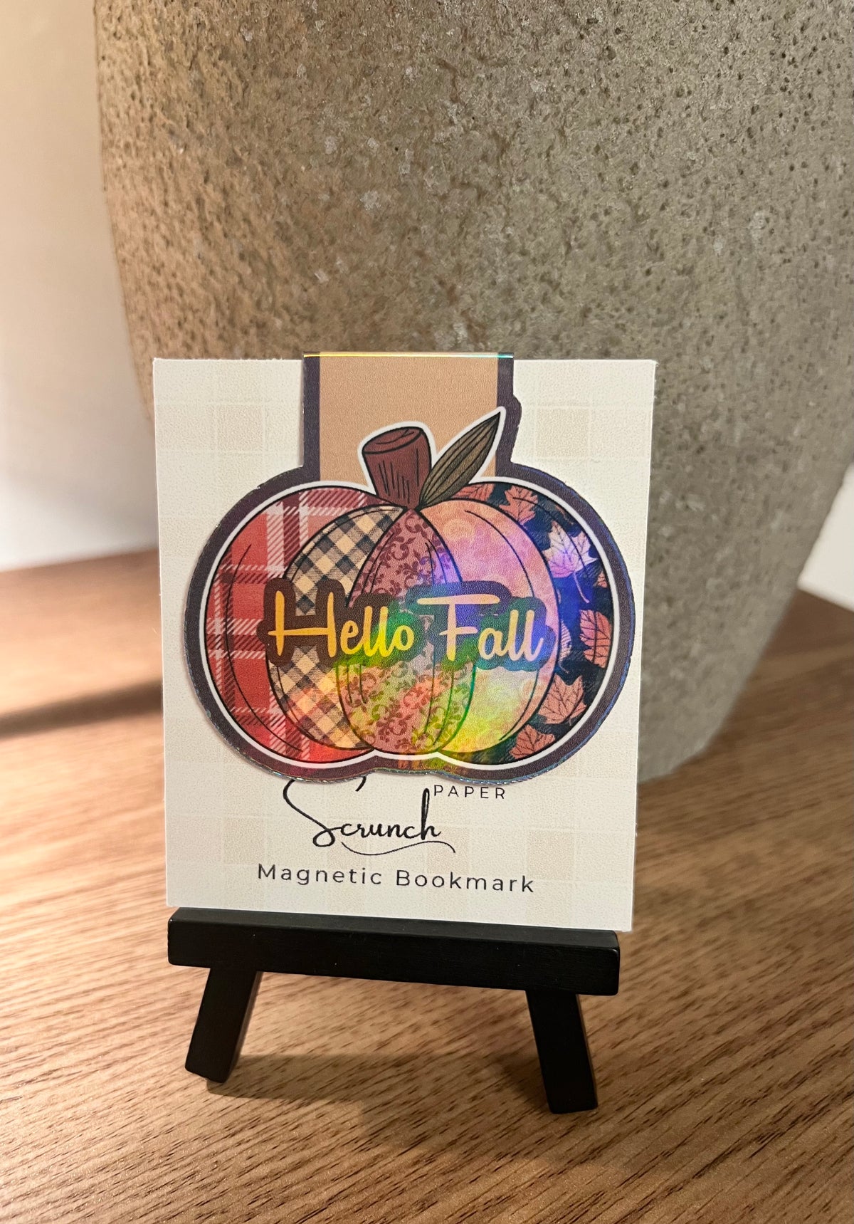 Fallin’ for Pumpkins Holographic Magnetic Bookmark
