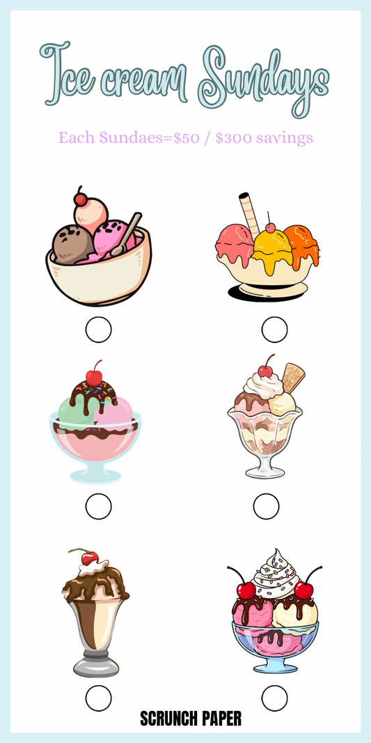 Ice cream Sundays
