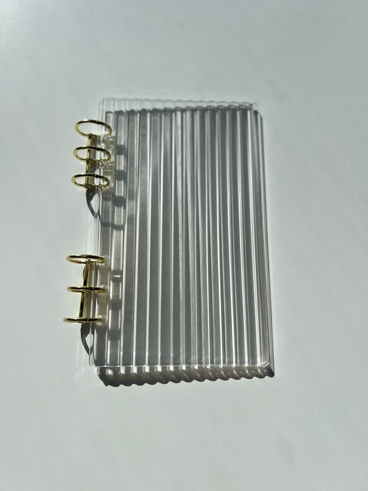 Personal Size Classic Acrylic Binder  Stripe