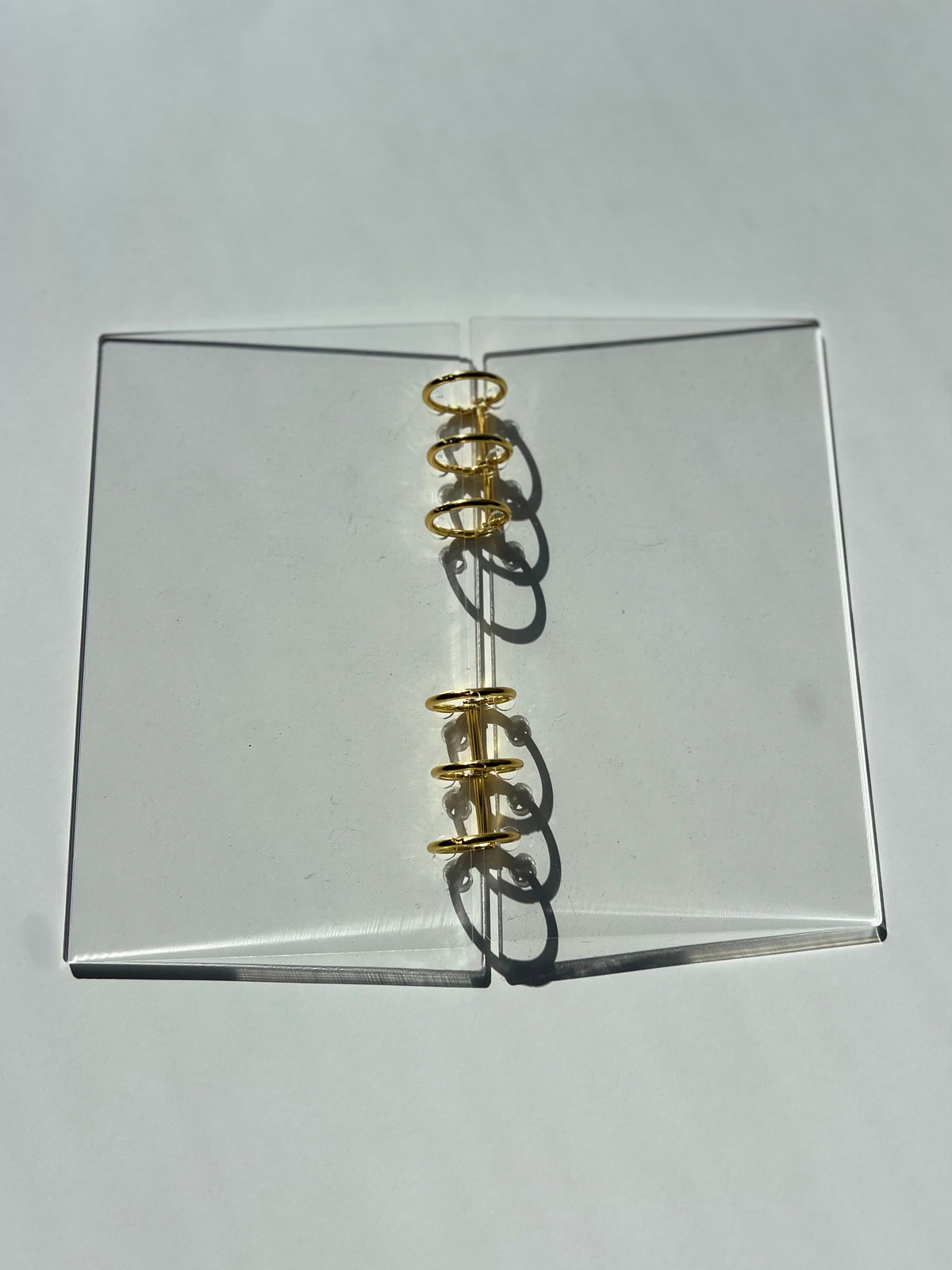 Personal Size Classic Acrylic Binder Clear