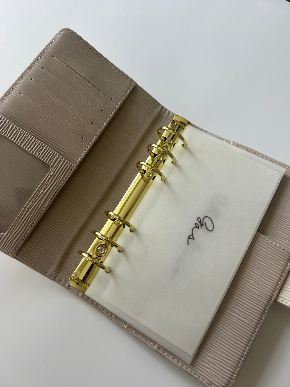 A6 Scrunch Signature Binder