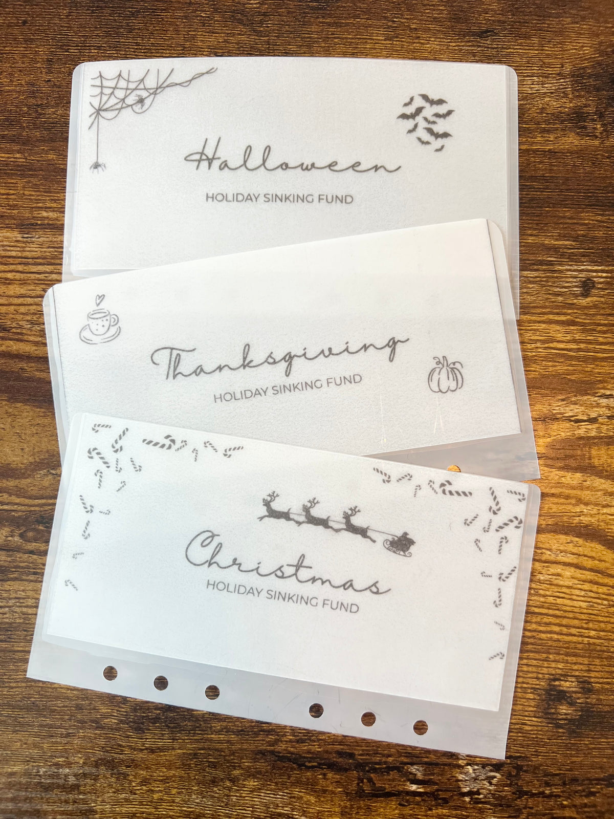 Holiday Cash Envelope Bundle (Set of 7)