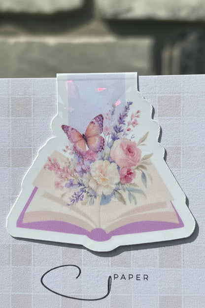 Book of Flowers Holographic Magnetic Bookmark