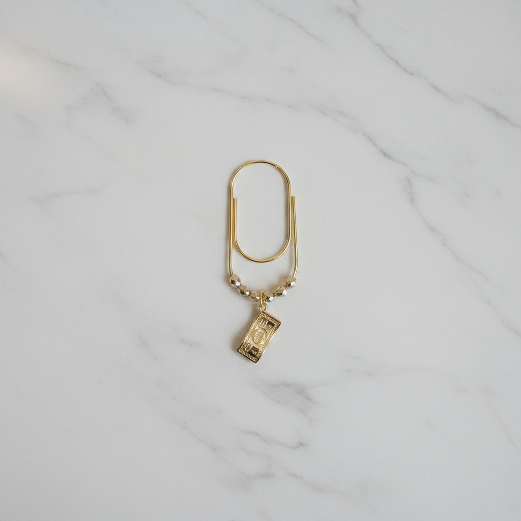 Money charm Large paper clip