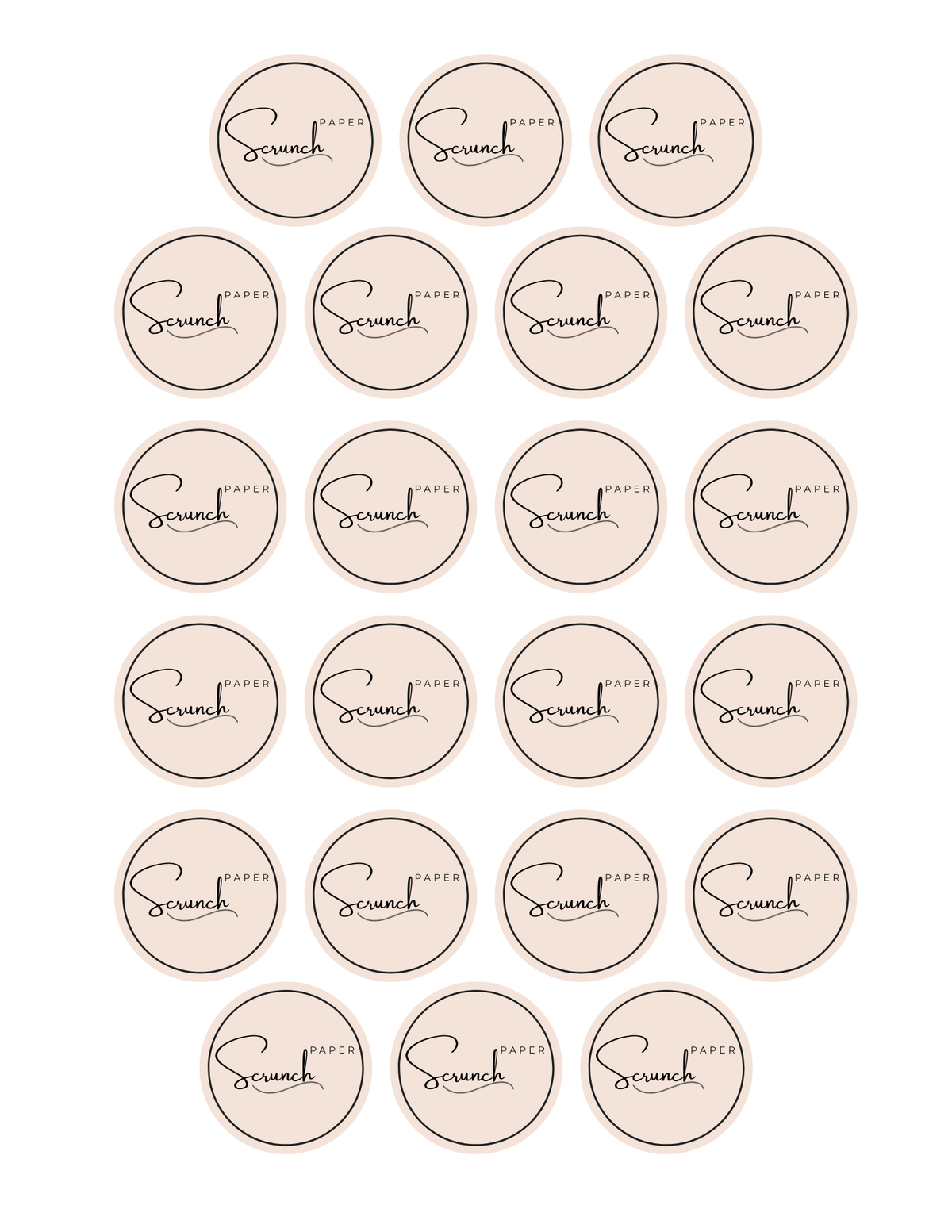 Custom Sticker Sheets 1.5inches (22 per sheet)
